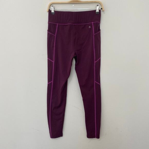 All Access Purple Side Pocket Leggings Size Medium - Picture 5 of 5